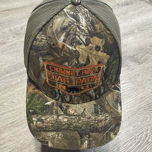 Chimney Rock State Park Camo Trucker Hat Real Tree Adjustable Snap